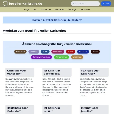 Screenshot juwelier-karlsruhe.de