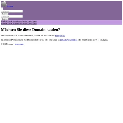 Screenshot jzuo.de