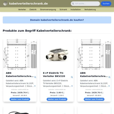 Screenshot kabelverteilerschrank.de