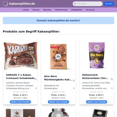 Screenshot kakaosplitter.de