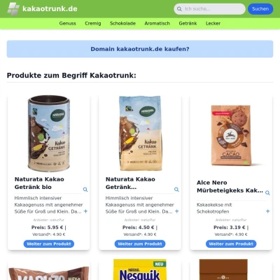Screenshot kakaotrunk.de
