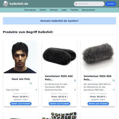 Screenshot kalbsfell.de