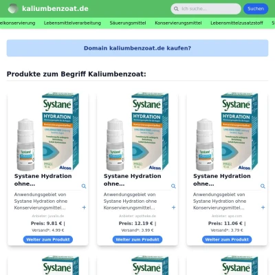 Screenshot kaliumbenzoat.de