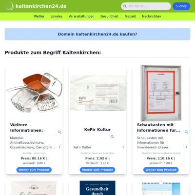 Screenshot kaltenkirchen24.de