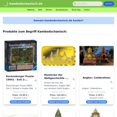 Screenshot kambodschanisch.de