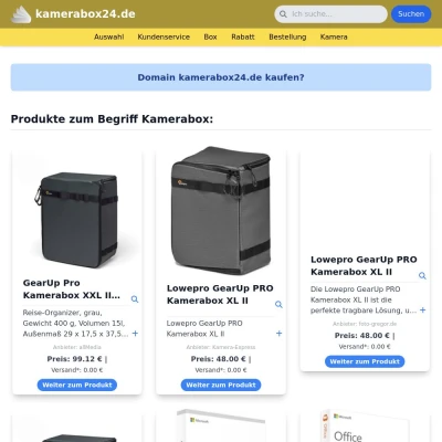 Screenshot kamerabox24.de