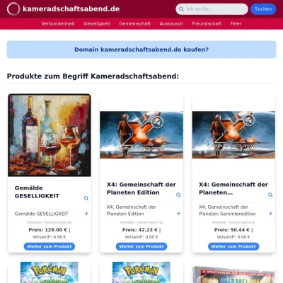 Screenshot kameradschaftsabend.de