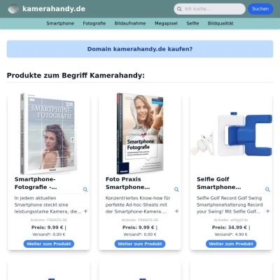 Screenshot kamerahandy.de