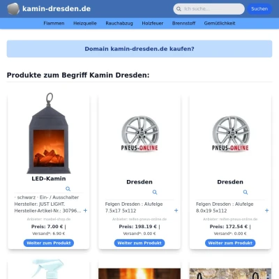 Screenshot kamin-dresden.de