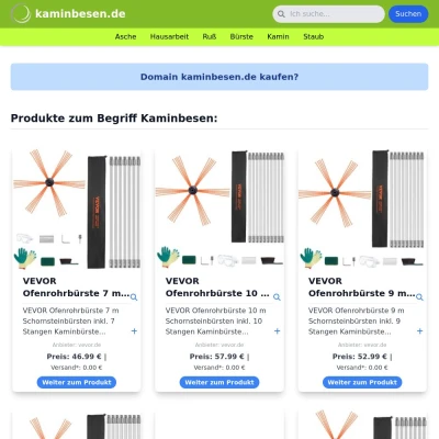 Screenshot kaminbesen.de