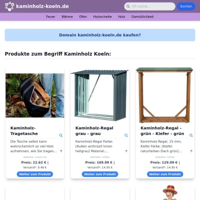 Screenshot kaminholz-koeln.de