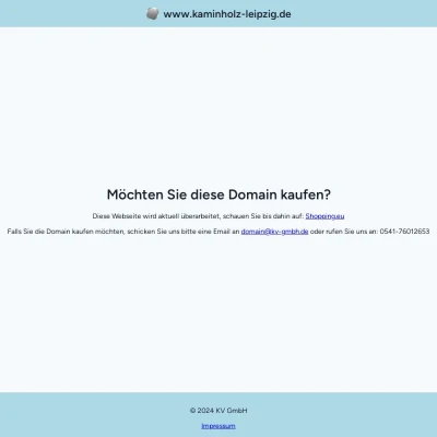 Screenshot kaminholz-leipzig.de