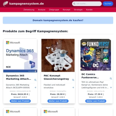 Screenshot kampagnensystem.de