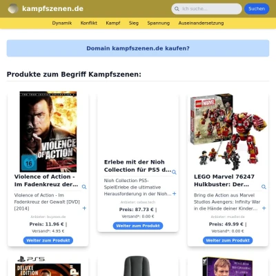 Screenshot kampfszenen.de