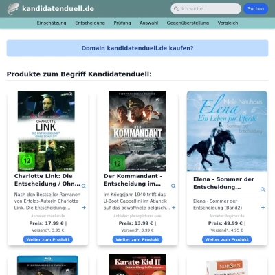 Screenshot kandidatenduell.de