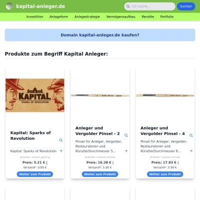 Screenshot kapital-anleger.de