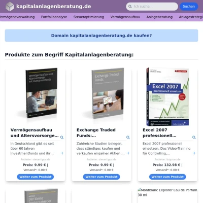 Screenshot kapitalanlagenberatung.de