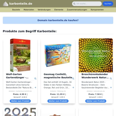 Screenshot karbonteile.de