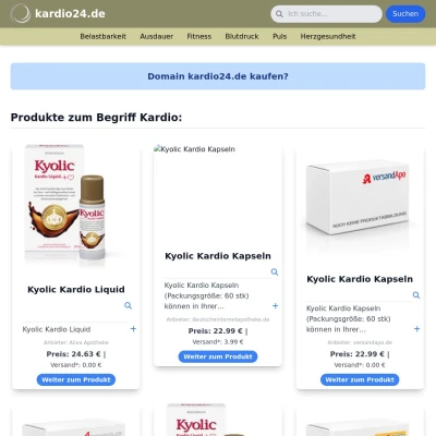 Screenshot kardio24.de