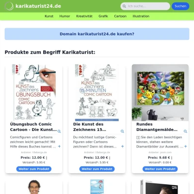 Screenshot karikaturist24.de