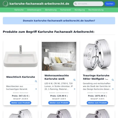 Screenshot karlsruhe-fachanwalt-arbeitsrecht.de