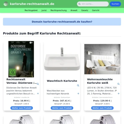 Screenshot karlsruhe-rechtsanwalt.de