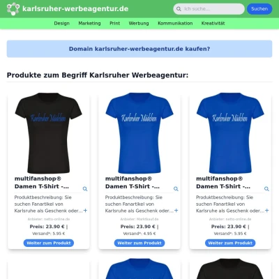 Screenshot karlsruher-werbeagentur.de