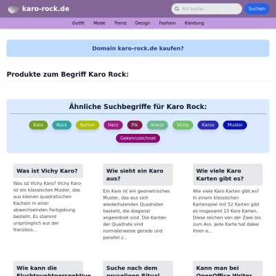 Screenshot karo-rock.de