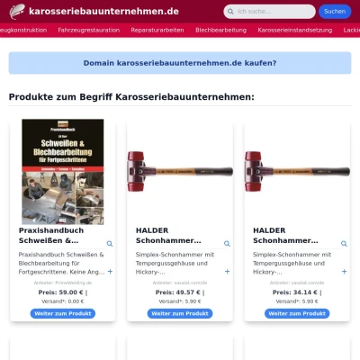 Screenshot karosseriebauunternehmen.de