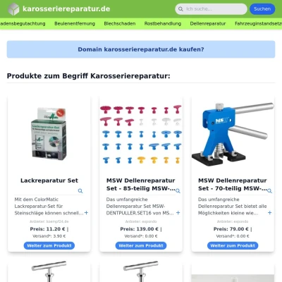 Screenshot karosseriereparatur.de