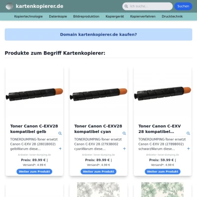 Screenshot kartenkopierer.de