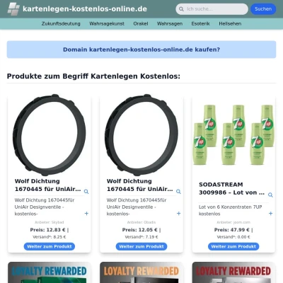 Screenshot kartenlegen-kostenlos-online.de