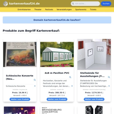 Screenshot kartenverkauf24.de