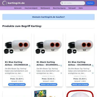 Screenshot karting24.de