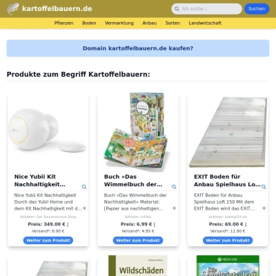 Screenshot kartoffelbauern.de