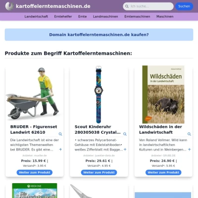 Screenshot kartoffelerntemaschinen.de