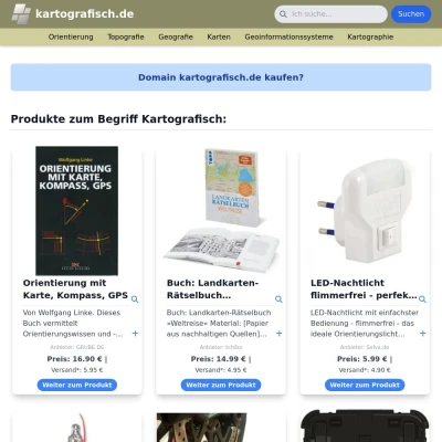 Screenshot kartografisch.de