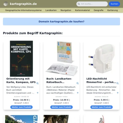 Screenshot kartographin.de