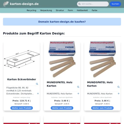 Screenshot karton-design.de