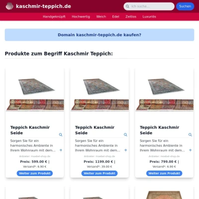 Screenshot kaschmir-teppich.de