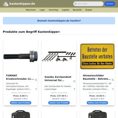 Screenshot kastenkipper.de