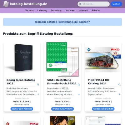 Screenshot katalog-bestellung.de