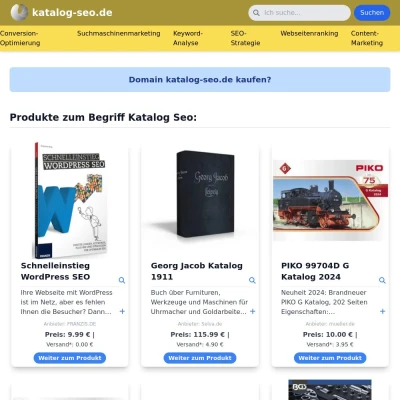 Screenshot katalog-seo.de