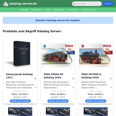 Screenshot katalog-server.de