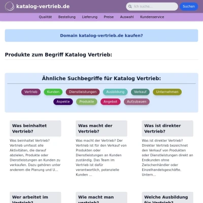 Screenshot katalog-vertrieb.de