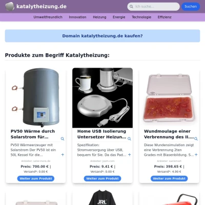 Screenshot katalytheizung.de