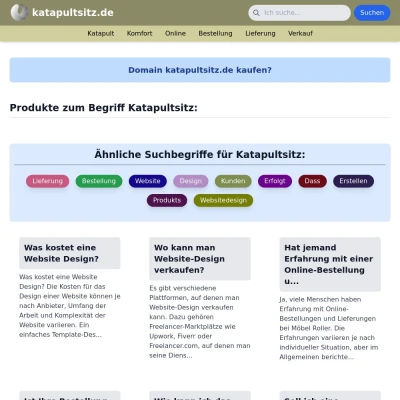 Screenshot katapultsitz.de