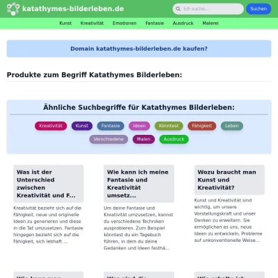 Screenshot katathymes-bilderleben.de