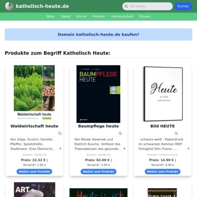 Screenshot katholisch-heute.de