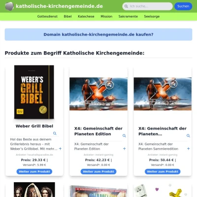 Screenshot katholische-kirchengemeinde.de